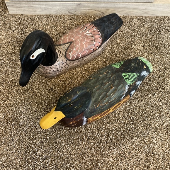 Pair Vintage Decoy duck hand carved Heritage mint - Picture 4 of 10